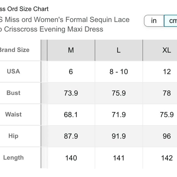 Miss ORD Wemon's Formal Sequin Maxi dress - Picture 7 of 7